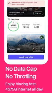 Superhero: eSIM Travel Data screenshot 3