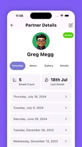 Smash Vault: Sex Tracker screenshot 3