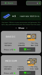 Bitcoin Miner Cloud Blockchain screenshot 1