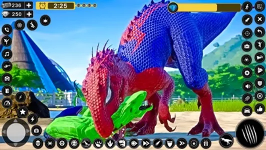 Dinosaur Monster City Rampage screenshot 0
