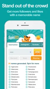 SpinXO Username Generator screenshot 1