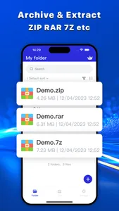 Zip & RAR & 7z File Extractor screenshot 0