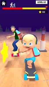 Skate Baby Run: Find Daddy screenshot 0