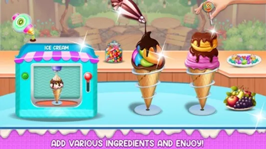 Ice Cream Game: Cone Maker screenshot 0
