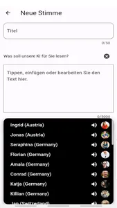 Text zu natürlicher Sprache screenshot 0