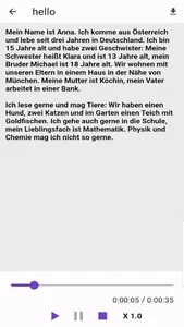 Text zu natürlicher Sprache screenshot 2