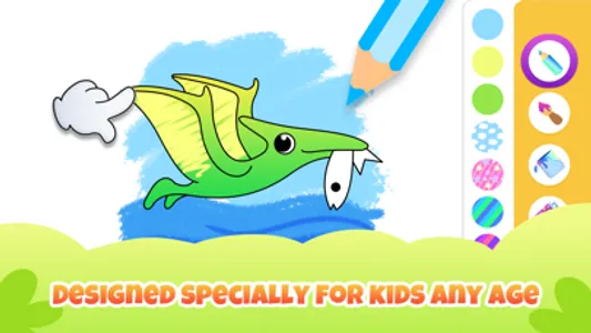 Dinosaur Drawing Kids Games 2+ screenshot 4