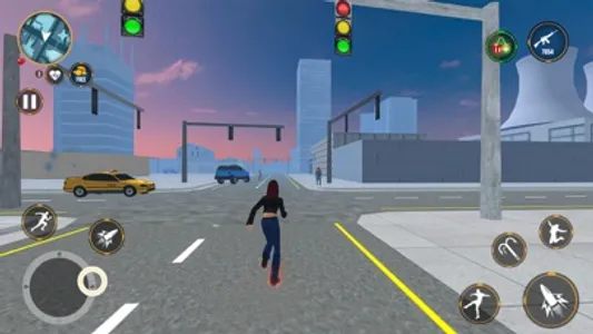 Rope hero Town : Mafia Crime screenshot 0