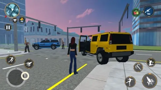 Rope hero Town : Mafia Crime screenshot 1