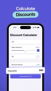 Discounts & Sales Calculator % screenshot 0