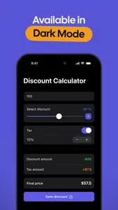 Discounts & Sales Calculator % screenshot 3