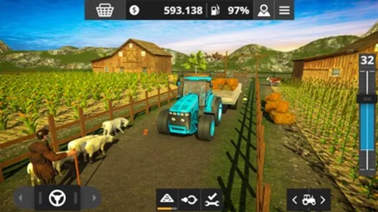 Barley Farm Harvester Games screenshot 0