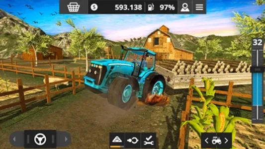 Barley Farm Harvester Games screenshot 2
