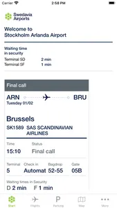 Swedavia Airports screenshot 1