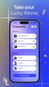 Giveaway for Instagram Luckify screenshot 2