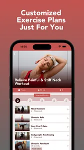 Neck Pain Relief Exercises screenshot 2