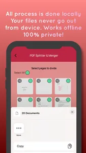 Split PDF Merger screenshot 2