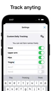 BodyLog - Track Anything screenshot 0
