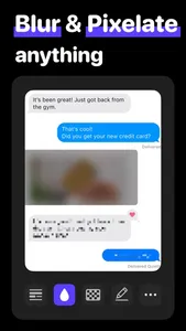 Censor Text: Blur & Redact screenshot 1