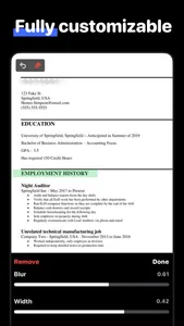 Censor Text: Blur & Redact screenshot 3