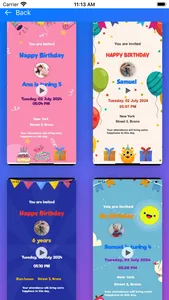 Birthday Invitation Maker ! screenshot 0