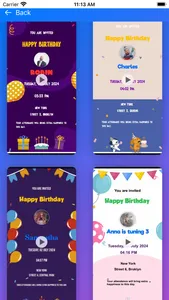Birthday Invitation Maker ! screenshot 2