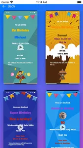 Birthday Invitation Maker ! screenshot 3