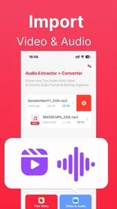 Audio Converter : Video to MP3 screenshot 1