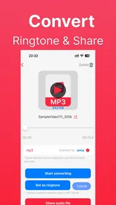 Audio Converter : Video to MP3 screenshot 3