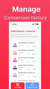 Audio Converter : Video to MP3 screenshot 4