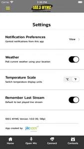 100.5 WYMG screenshot 3