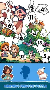 Princess Sticker Game screenshot 0