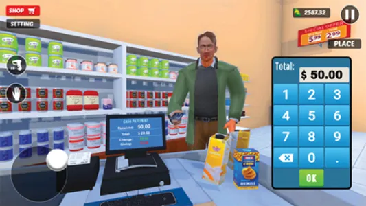 Supermarket Store Manager 3D screenshot 1