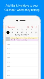 Bank Holiday Calendars screenshot 0