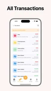 Swift Money - Expense & Budget screenshot 1