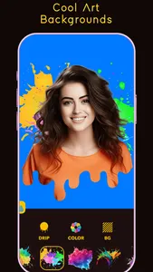 Drip Photo Neon Spiral Editor screenshot 3