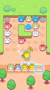 Cat Block Jam: Healing Puzzle screenshot 3
