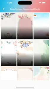 Baby Shower Customised Cards screenshot 0