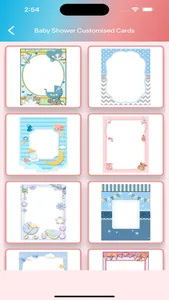 Baby Shower Customised Cards screenshot 3