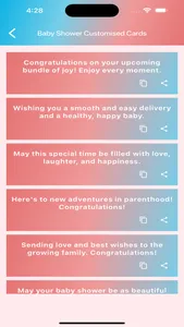 Baby Shower Customised Cards screenshot 7