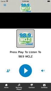 98.9 WCLZ screenshot 0