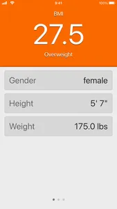 BMI Calculator for Weight Loss screenshot 1