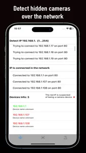 Hidden Camera Detector,Scan IP screenshot 2