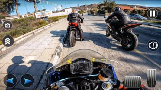 Motorbike Traffic Racer Games screenshot 1