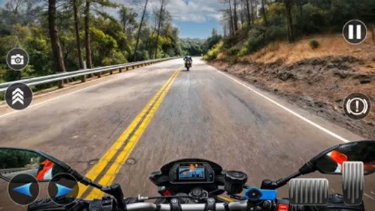 Motorbike Traffic Racer Games screenshot 2