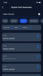Stylish Text Generator App screenshot 4