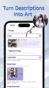AI Art Generator - SD Anime screenshot 1