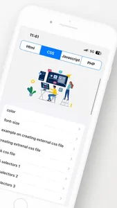 Learn Js, Php, Html, Css screenshot 1