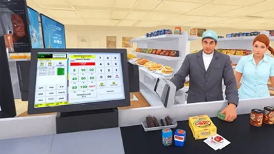 Supermarket Cashier Sim Store screenshot 0