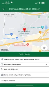 Wright State Recreation screenshot 2